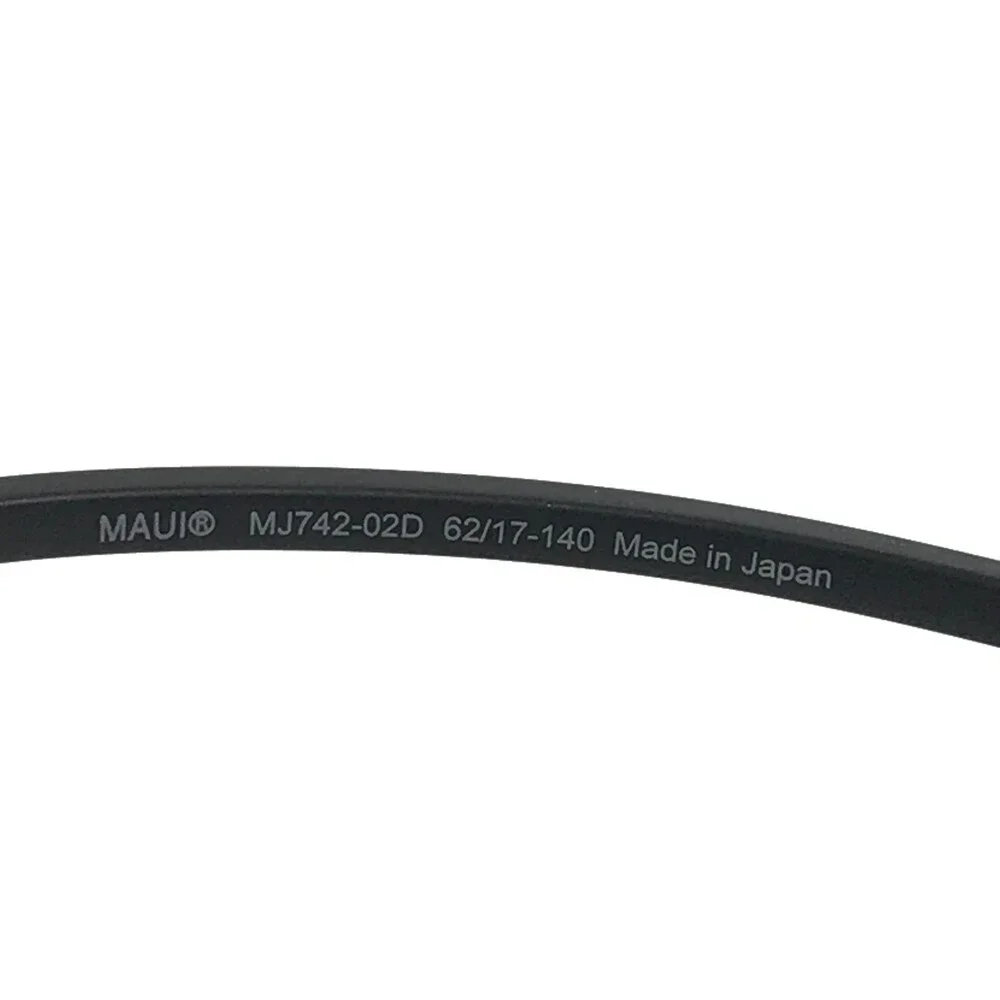 Maui Jim Sunglasses KUPUNA MJ742-02D Gunmetal Rimless Frames with Maui HT Lenses